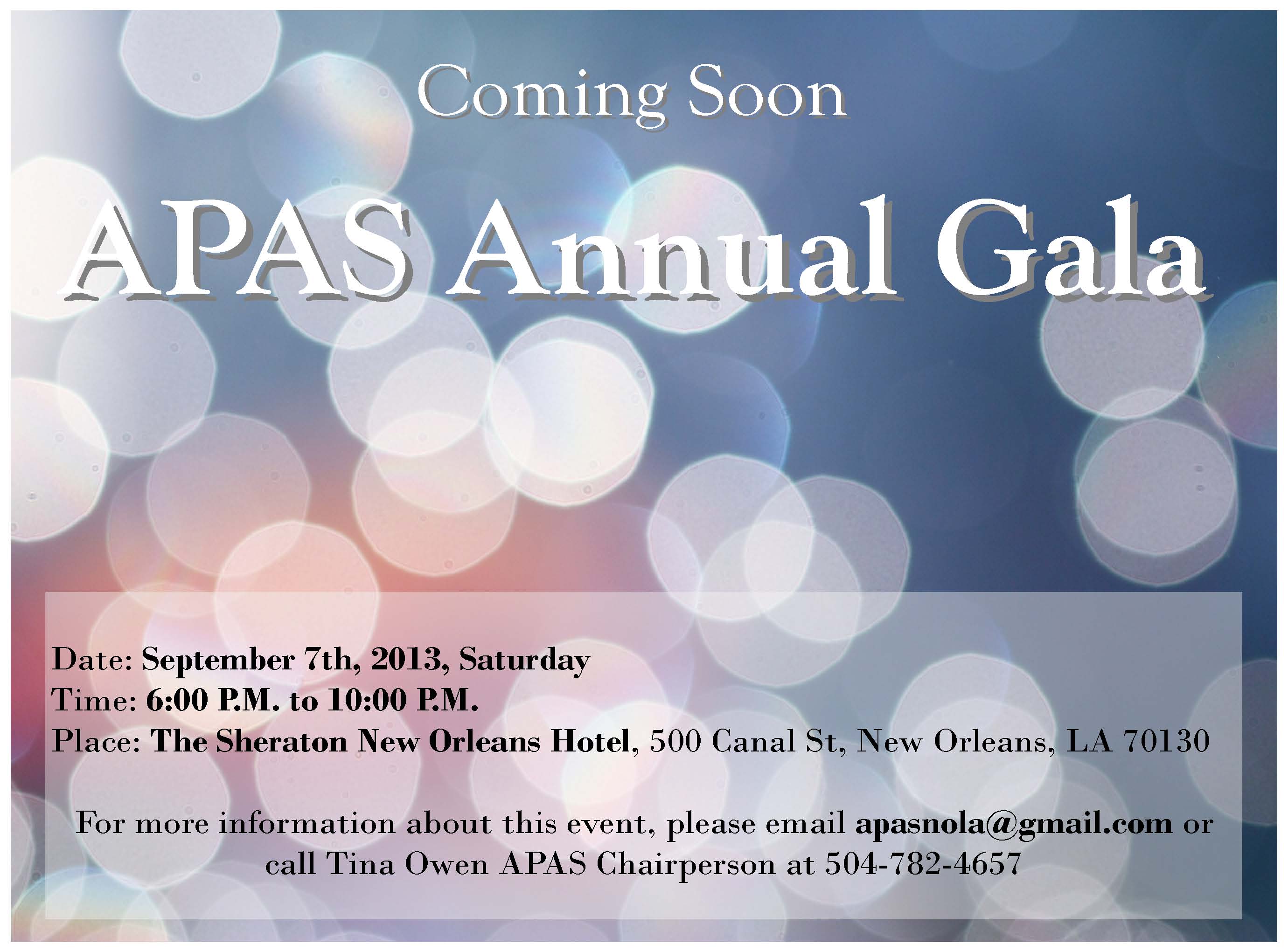 2013 APAS Gala